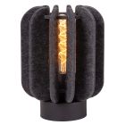 Grijze tafellamp modern, Rafal, met schakelaar