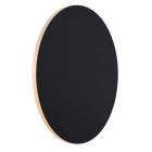 Zwarte wandlamp modern, Eklyps led, 8W, 3000K LED