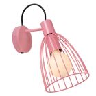 Beige kinderkamer wandlamp stof, Macarons