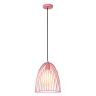 Roze kinderkamer hanglamp metaal, Macarons