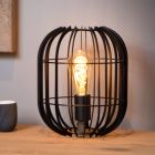 Moderne tafellamp Reda, Zwart