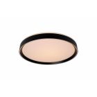 Zwarte plafonniere Nuria, acryl, 18w warm wit licht