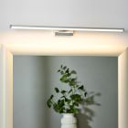 Mat chroom spiegellamp Onno, Rechthoek