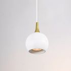 Witte moderne hanglamp, Favori, metaal