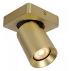 Gouden moderne plafondspot, Nigel, aluminium