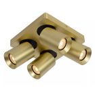 Gouden moderne plafondspot, Nigel, aluminium