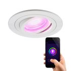 Aluminium smart inbouwspot wit, Scott, 4,5W, RGBW