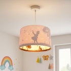 Roze meisjes hanglamp Vlinders, kinderkamer