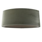 50 cm ovale velours groene lampenkap, Rody