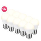 10-pack Horan E27 LED kogellamp warm wit, 4w