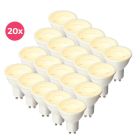 20-packwitte GU10 LED spot Antonie, 3W, 2700K
