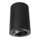 Moderne opbouwspot zwart, Onno