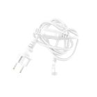 Wit aansluitsnoer, 5 ampere, maximaal 600 Watt