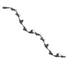 1m zwarte verdeelkabel, Met 10 uitgangen