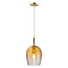 Amberkleurige hanglamp design, Uma