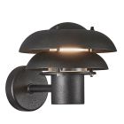Zwarte buitenlamp modern, Kurnos, IP54