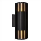 Zwarte buitenlamp design, Aludra, IP54