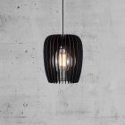 Zwarte hanglamp hout, Tribeca