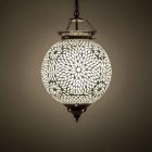 Transparante oosterse hanglamp mozaïek, Aziza
