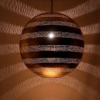 Gouden oosterse hanglamp filigrain, Nimra