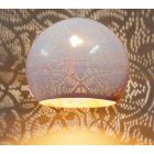 Witte oosterse hanglamp filigrain, Kenza