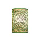 Groene oosterse wandlamp mozaïek, Mahdia