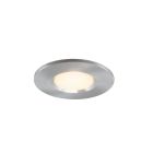 Zilveren mini inbouwspot aluminium, Philomena, 1,5W, 2700K LED, IP44