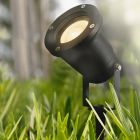 Zwarte prikspot aluminium, Omid, IP65