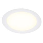 Witte downlight aluminium, Umbriel, 24W, 4000K LED, IP44