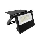 Zwarte schijnwerper op zonne-energie, Philipp, 15W, 6500K LED, IP65