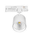 Witte 3-fase railsysteem spot aluminium, Jeska, 10W/20W/30W, white switch LED