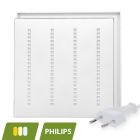 Louvre LED paneel 60x60 - 30W - white switch - UGR <16