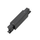 I-vorm connector voor 3-fase railverlichting, zwart, Pro