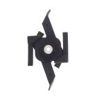 Systeemplafond clip voor 3-fase railverlichting, zwart, Pro