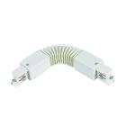 Flexibele connector voor 3-fase railverlichting, wit, Pro