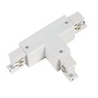 T-vorm connector voor 3-fase railverlichting, rechts 2, wit, Pro