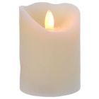 LED flakkerkaars 17 cm, creme