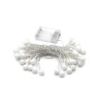 2m LED bolverlichting op batterij, 20 gekleurde lampjes