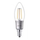 Philips E14 LED filament kaars, 4,5W, 2700K