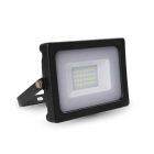 Kunststof schijnwerper zwart, Dunco