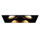 Aluminium trimless inbouwspot zwart, Royce