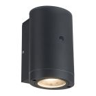 Antraciete buiten wandlamp met schemersensor Ivana, aluminium, modern, IP44