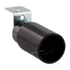 Fitting E14 met Haakse Beugel, Zwart