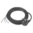 Q-Link aansluitsnoer randaarde, 2500w 3 x 1.0 mm. 2.5 m zwart