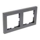 Q-Link S-Line afdekraam 2-voudig, zwart/antraciet
