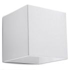 Witte up down wandlamp Andro, aluminium