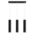 Zwarte hanglamp Harley, aluminium, 3L
