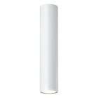 Witte opbouwspot Harley, aluminium, 30 cm