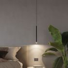 Moderne hanglamp Hillary, zwart, aluminium