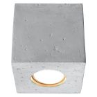Betonnen opbouwspot Andro, grijs